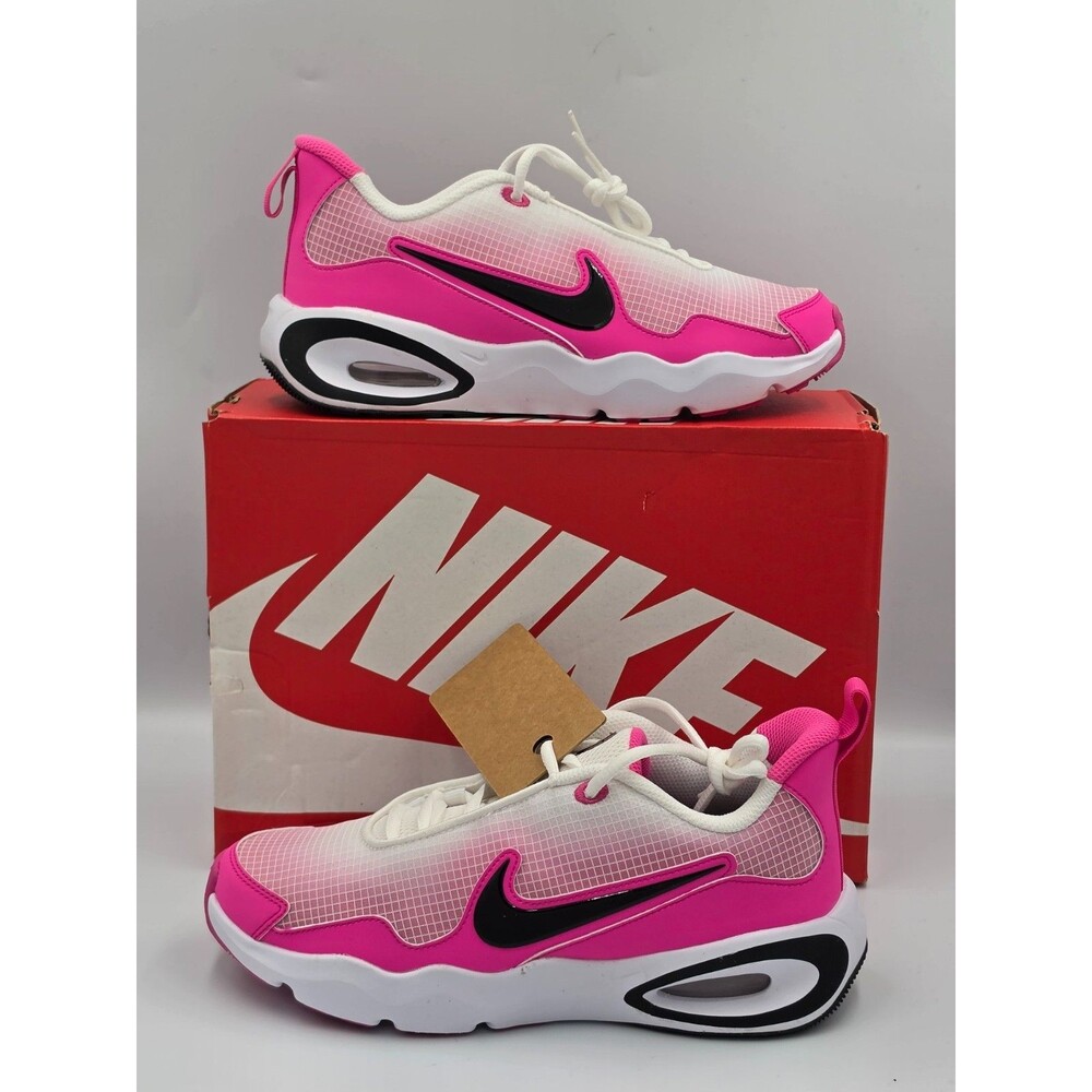 Nike Air Max Nova GS 5.5Y Women’s 7 White Laser Fuchsia Black FN4446 101 NIB